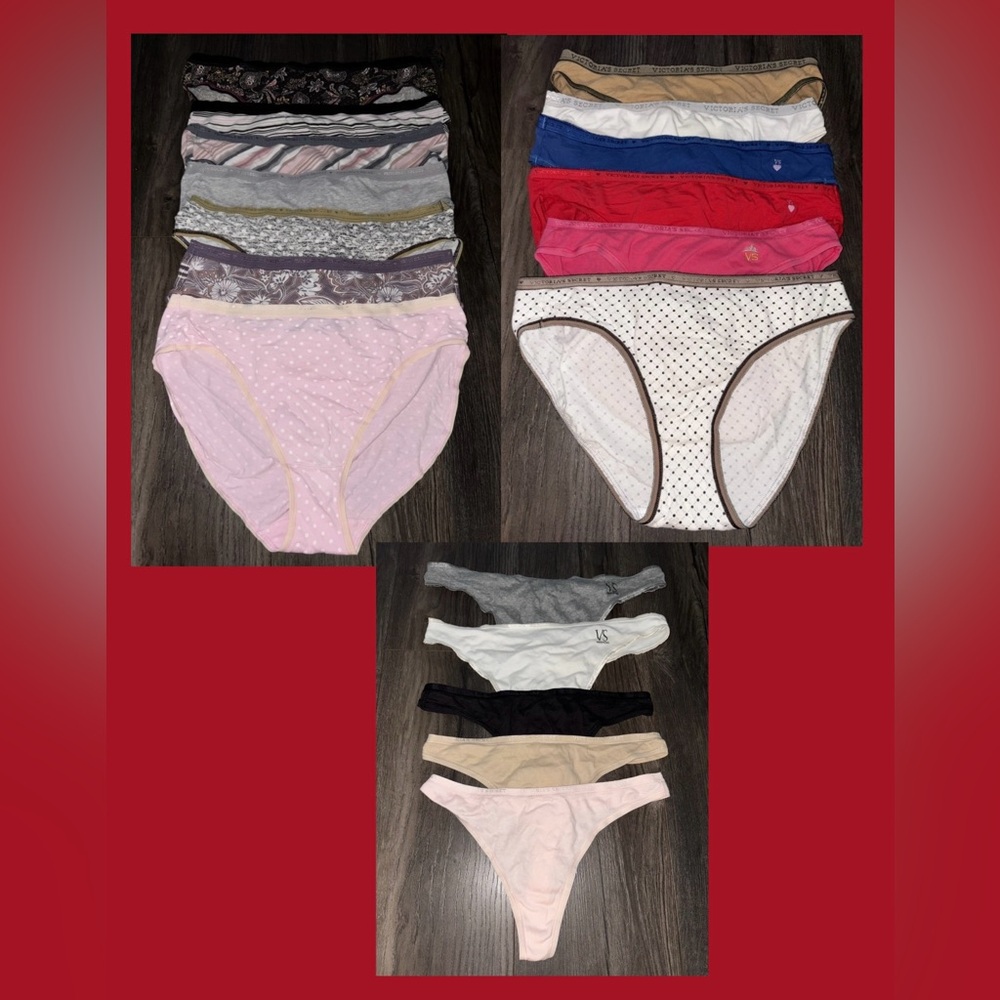 18 Y2K Vintage Victorias Secret 100% Cotton/cotton Blend Signature Band Panties